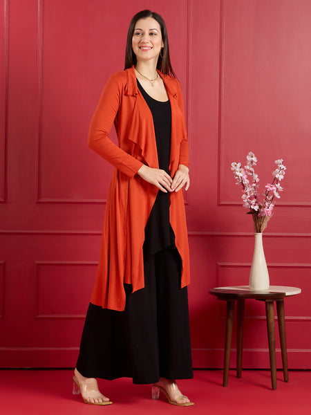 Ember Flow Jacket - Rust Orange