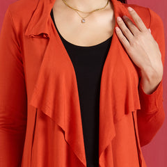 Ember Flow Jacket - Rust Orange