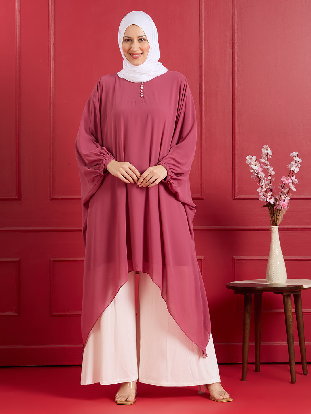 IRIS KAFTAN DRESS - BERRY