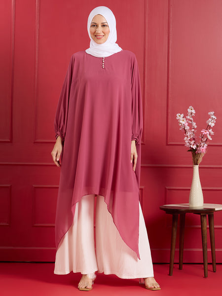 IRIS KAFTAN DRESS - BERRY