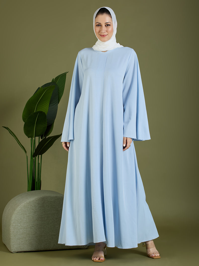 ABEER ABAYA - POWDER BLUE