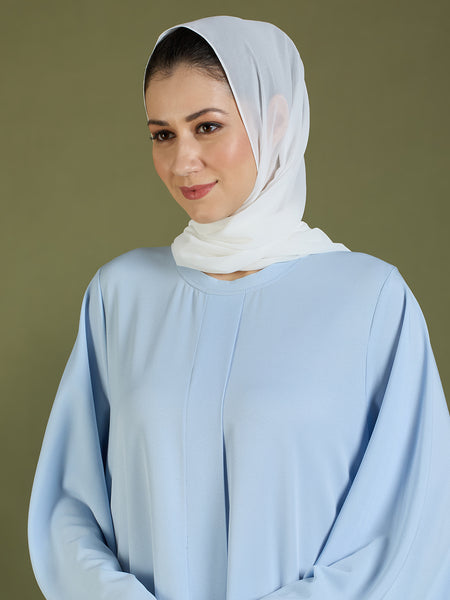 ABEER ABAYA - POWDER BLUE