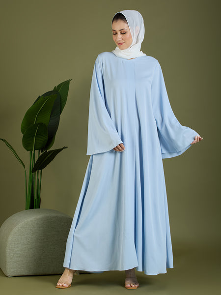 ABEER ABAYA - POWDER BLUE