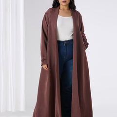 ZARA OPEN BLAZER - MOCHA