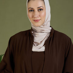 ELENA JACKET ABAYA - CHOCOLATE BROWN