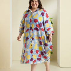 PLAYFUL PEBBLE SHIRT DRESS