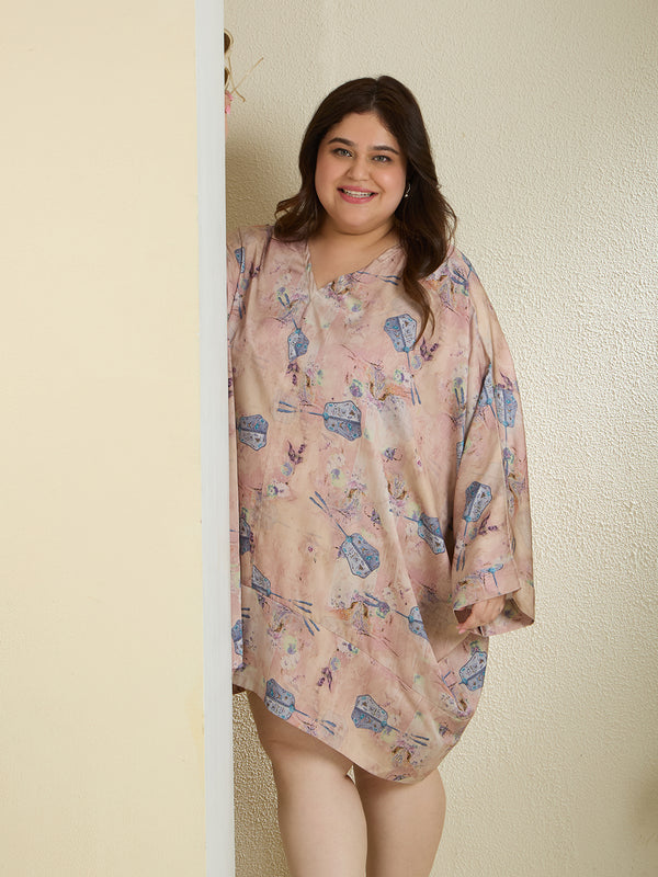 BLOOM SATIN DRESS