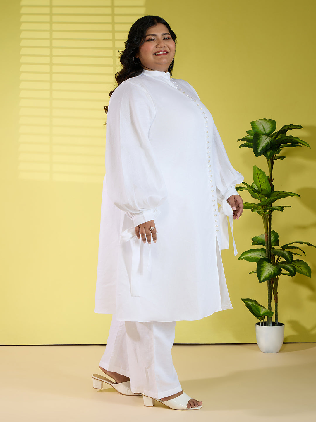PEARLINA 100% PURE LINEN CORD SET