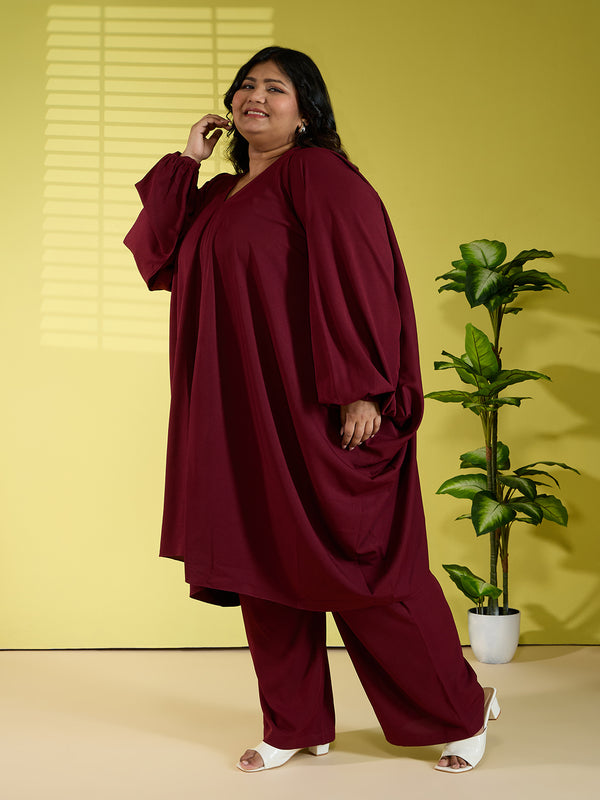 MIRA CORD SET - MAROON
