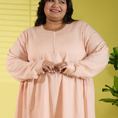 PEACH MUSE LINEN CORD SET