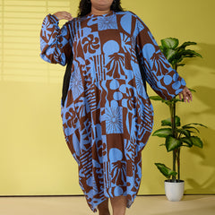 NYRA FLOW LINEN DRESS