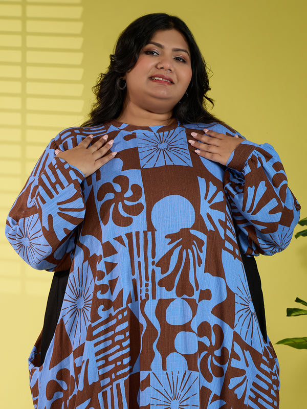 NYRA FLOW LINEN DRESS