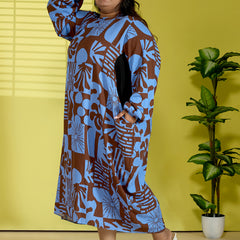 NYRA FLOW LINEN DRESS