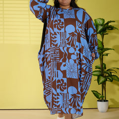 NYRA FLOW LINEN DRESS