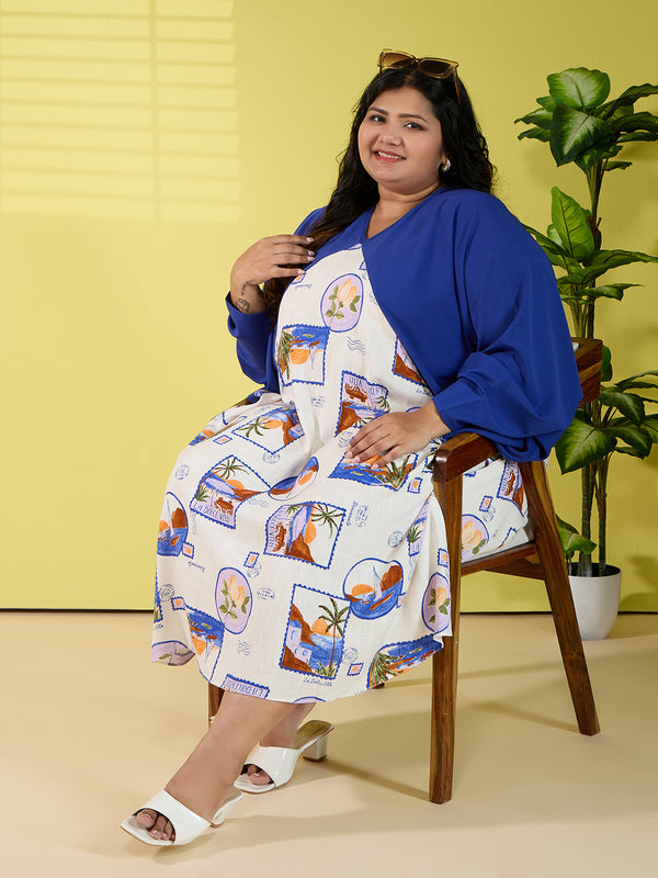 KIARA POSTCARD DRESS