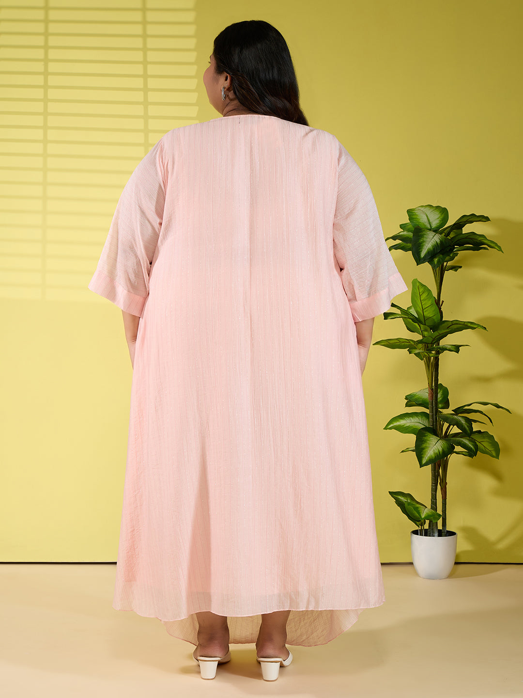 AMARA FRONT COWL DRESS
