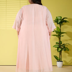 AMARA FRONT COWL DRESS