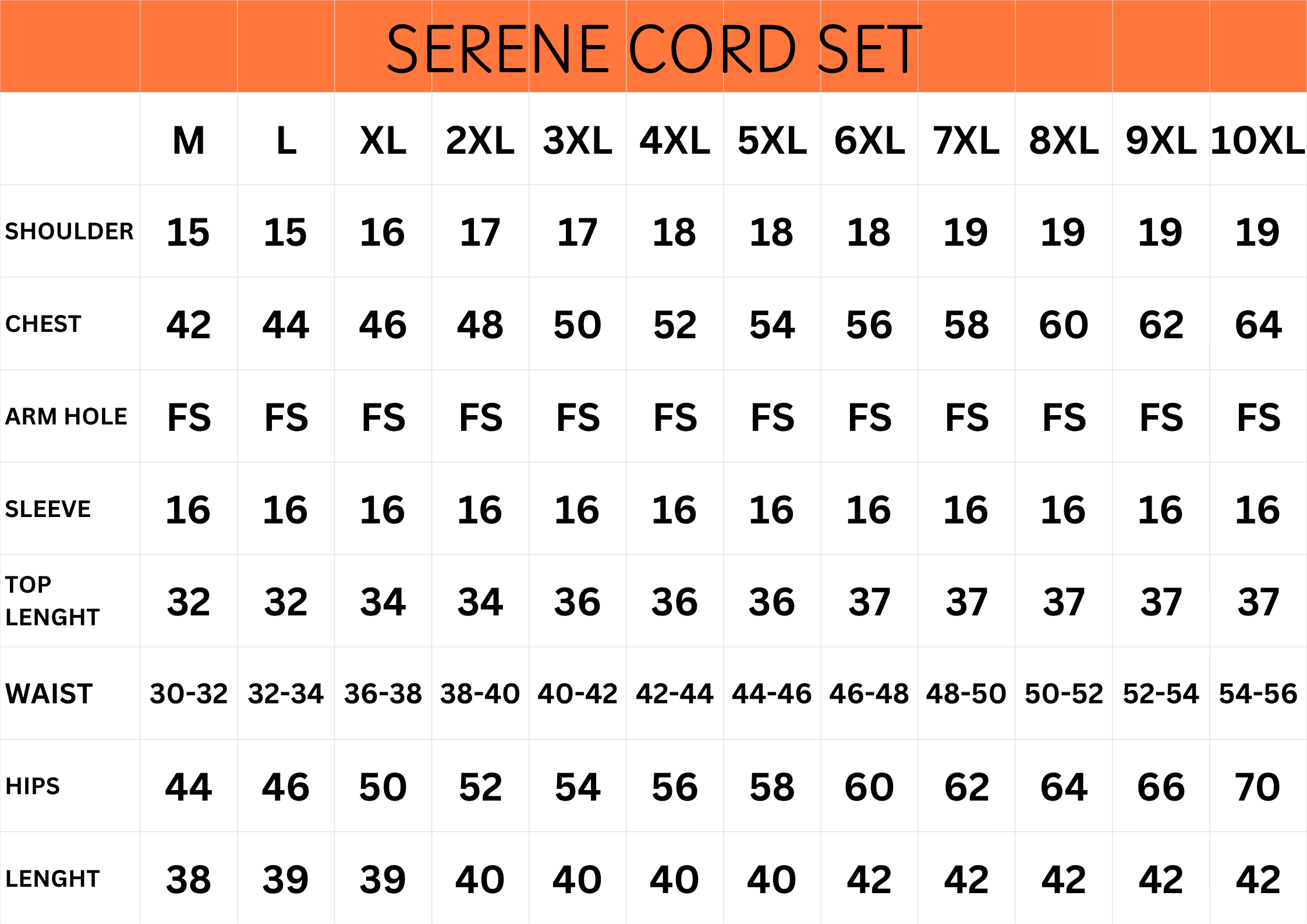 Size guide