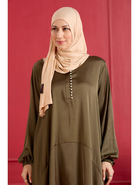 Instant Jersey Hijab - Beige